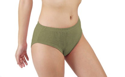 AN 11 Cotton Melange Mid-Waist Panties ( Pack of 1 )